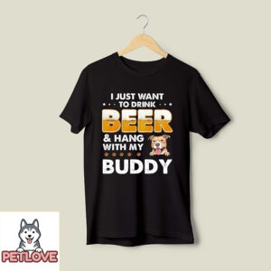Beer And Dog – Personalized Custom T-Shirt