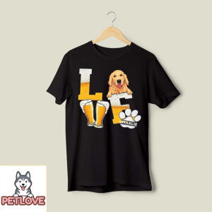 Beerwine Love Dog – Personalized Custom Unisex Hoodie