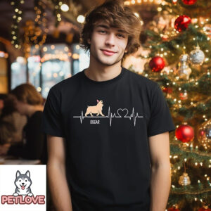 Dog Heartbeat – Personalized Custom Unisex T-Shirt