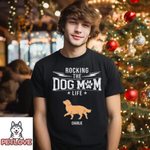 Dog Mom Dad Vintage – Personalized Custom Unisex Shirt