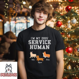 Dog Service Human – Personalized Custom Unisex T-Shirt
