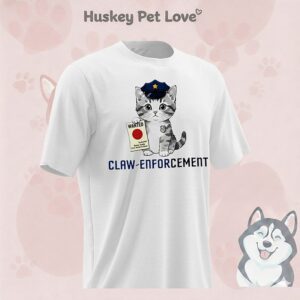 Claw-Enforcement Police Kitten T-Shirt