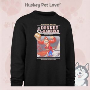 Donkey And Barrels Arcade Manual Read This Book Press Start Retro Adventure Game T-Shirt