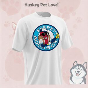 Everett Aquasox Frank The Hot Dog Mascot T-Shirt
