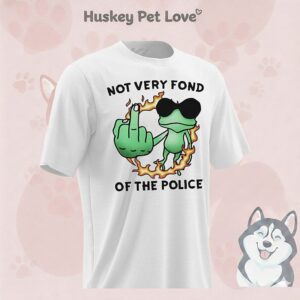 Frog Not Very Fond Of The Police T-Shirt