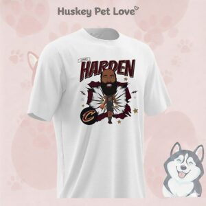 James Harden Cleveland Cavaliers Caricature Signature T-Shirt