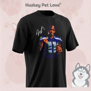 Jaxon Smith-Njigba Smoking Middle Finger Seattle Seahawks Signature T-Shirt