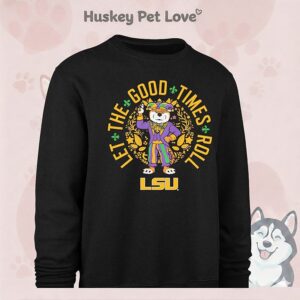 Lsu Tigers Mardi Gras Mike The Tiger Let The Good Times Roll T-Shirt