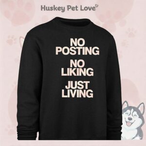No Posting No Liking Just Living T-Shirt