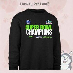 Super Bowl Champions 2026 Seattle Seahawks Logo T-Shirt